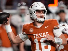 Arch Manning má najlepší výkon vysokoškolskej kariéry vo výhre