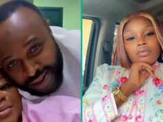 Žena Femi Adebayo volá Olatouna Olarewaju, obviňuje ju zo zrady, ona odpovedá