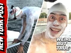 Prečo tento muž plával v putách okolo ostrova Manhattan? | Divné, ale pravdivé (video)